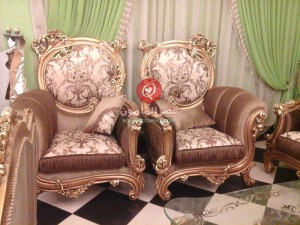 صور صالون مدهب 2015